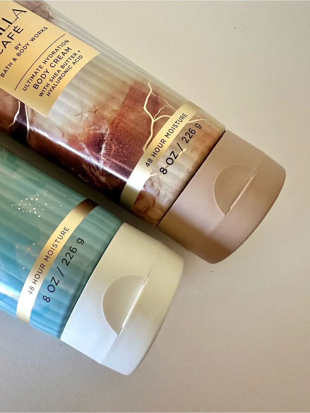 Bath & Body Works Vanilla Romance & Vanilla Café 2PACK - Body Creams 8oz